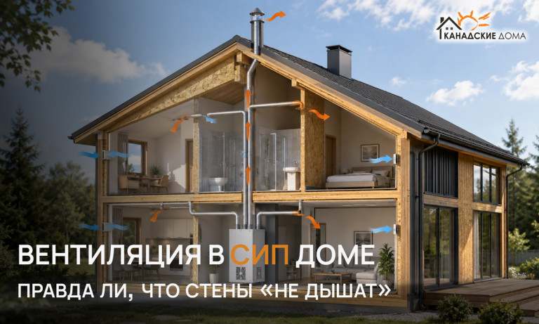 Почему «стены не дышат»: вентиляция СИП-дома без мифов